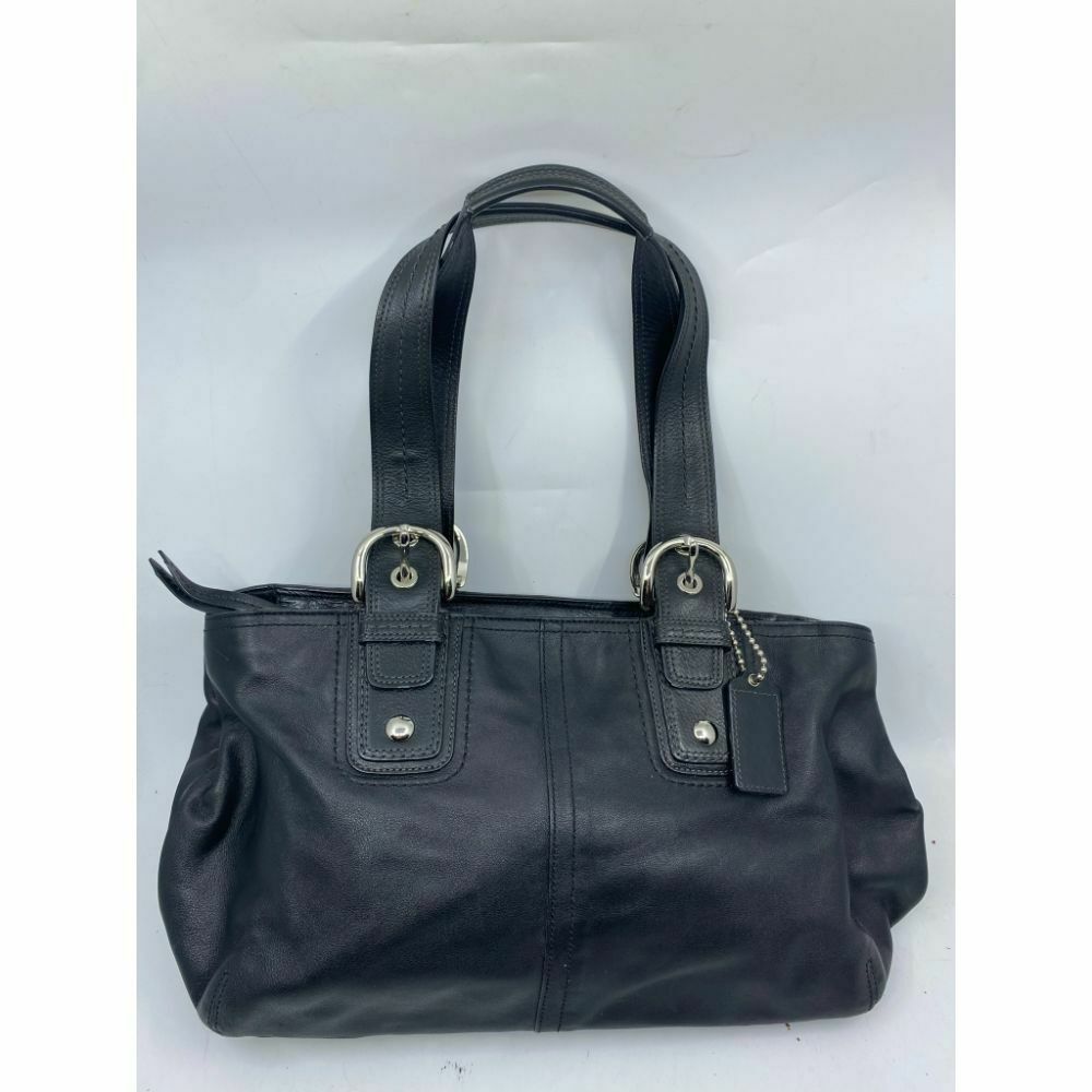 COACH Medium/ Large Leather Black Shoulder Bag
