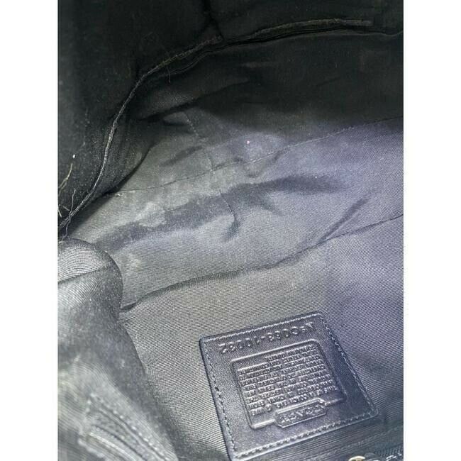 Coach Large Black Leather Hobo Bag