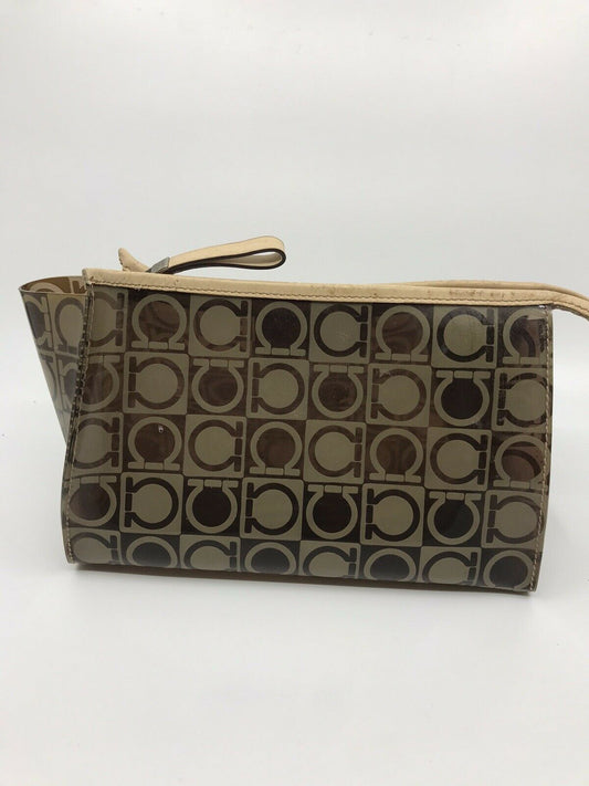 SALVATORE FERRAGAMO vintage Pastic Pouch