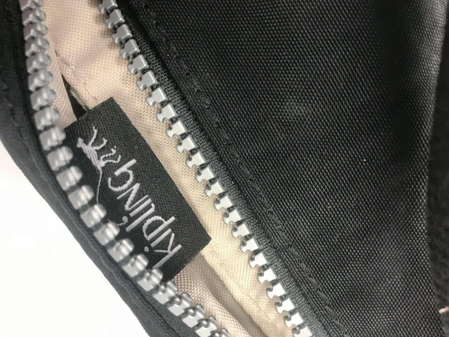 Kipling Black Nylon Medium Size Crossbody Bag
