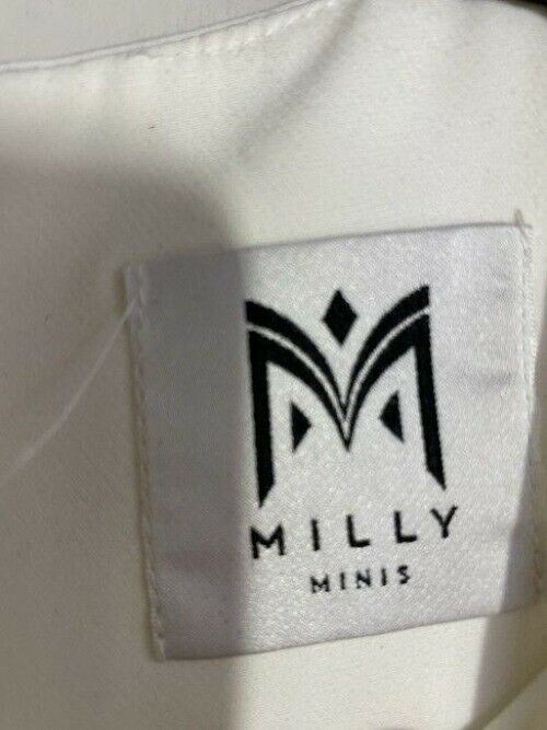 milly minis whitepurple new short casual dress