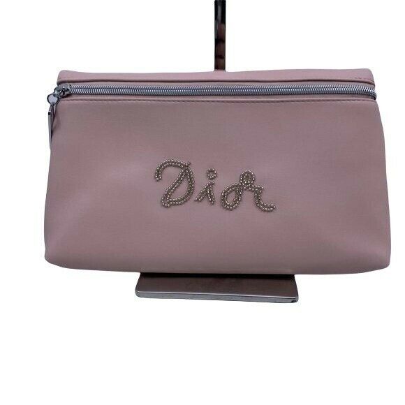 Dior Pink Sparkle Cosmetic Pouch