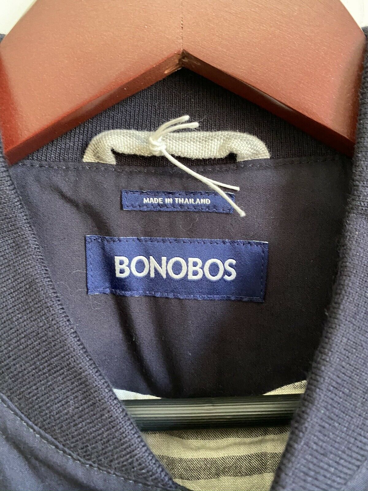 NWT! BONOBOS Navy Boulevard Bomber Jacket sz Medium