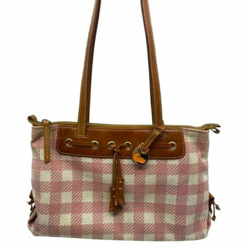 Dooney and Bourke All Over Signature Fabric Bag Size M