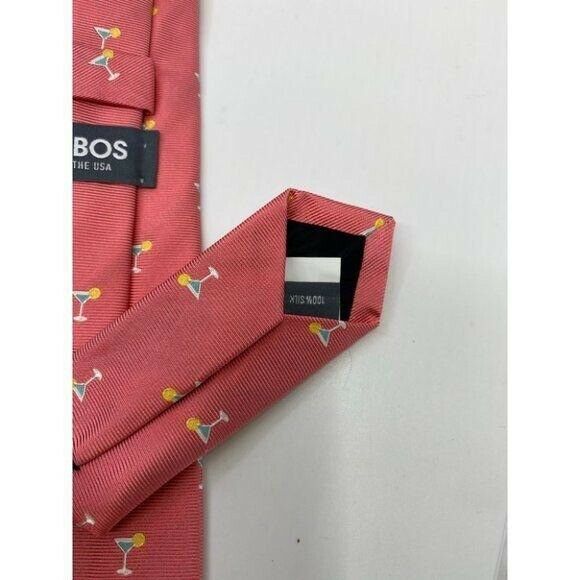 New! BONOBOS Red Premium Neck Tie Made in USA