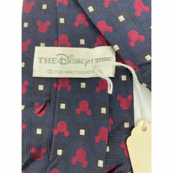 New! MICKEY MOUSE Disney Neck Tie Blue Pink 100% Silk Handmade
