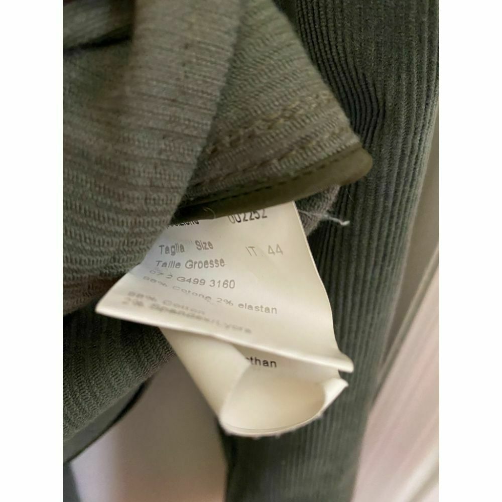 PIAZZA SEMPIONE Women's Corduroy Set Medium Msrp 1,500