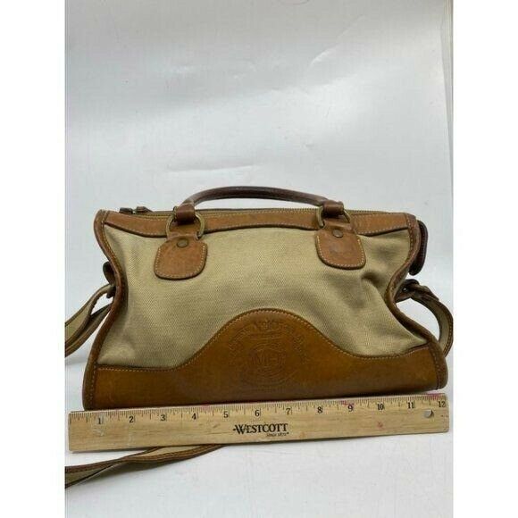 GHURKA Tan Brown Vintage Crossbody Bag