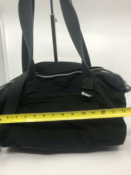Kipling Black Nylon Medium Size Crossbody Bag
