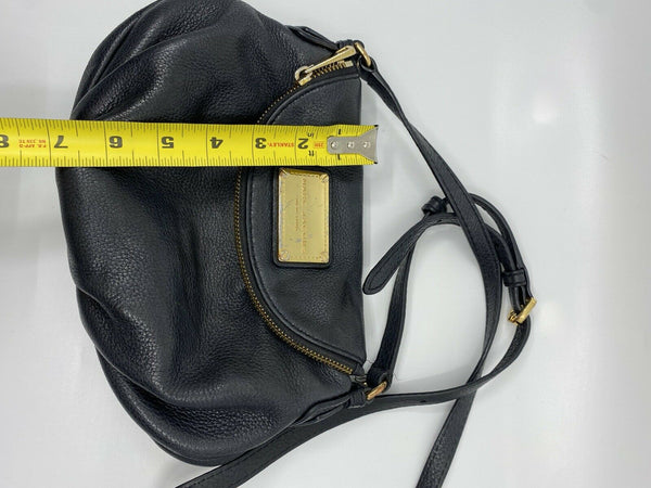 Marc Jacobs Medium Size Black Leather Crossbody