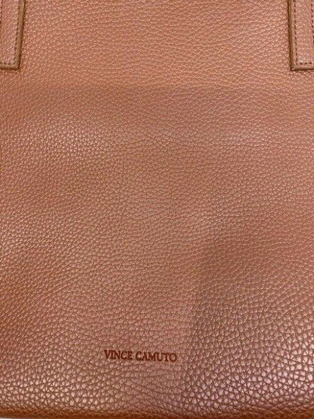 Vince Camuto msrp bronze leather shoulder bag