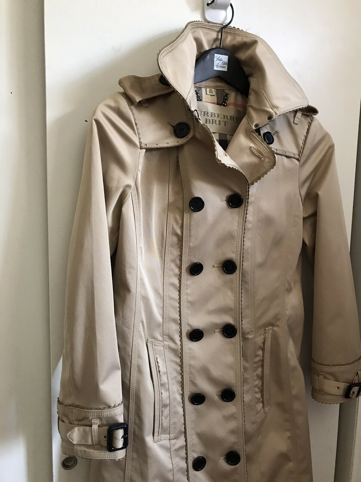 BURBERRY Women’s Beige Trench Coat Size 2