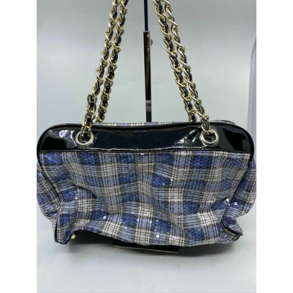 BETSEY JOHNSON Faux Leather Multicolor Embellished Tote Bag