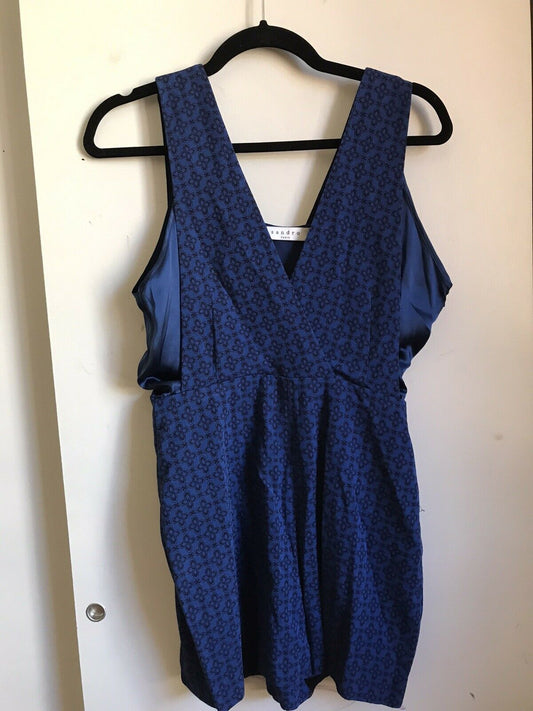 Sandro Blue Romper Size Small