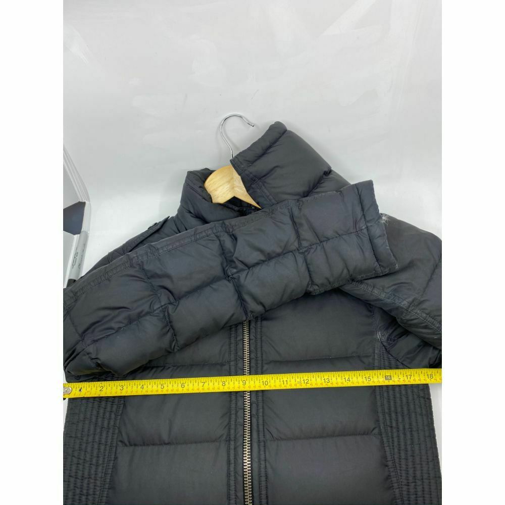 BURBERRY Womens Quilted Down Long Outerwear Jacket Small