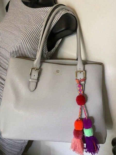 kate spade shopping xl w saffiano w detachable off white leather tote