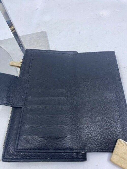 Dune London Black Horse Bit Clasp Wallet