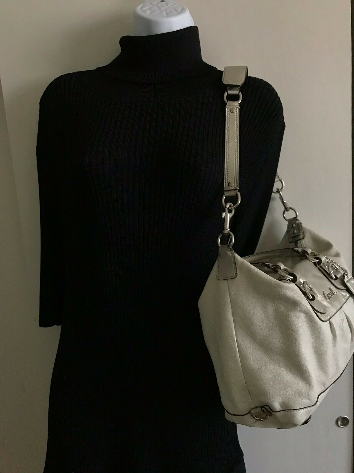Coach shoulder bag - White Leather