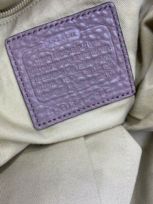 Coach shopping xl great condition msrp purple leather tote
