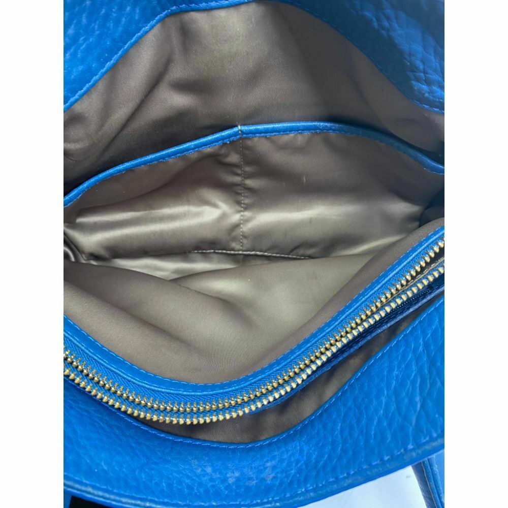 COLE HAAN Blue Large Leather Tote/ Shoulder Bag