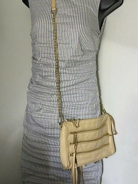 Rebecca Minkoff Beige Leather Cross Body Bag