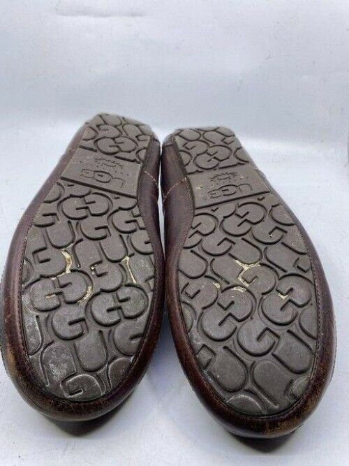 Ugg Australia Brown Leather Loafers Flats Size Us