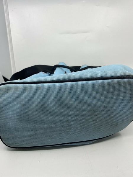 Lacoste Blue Nylon Bucket Bag