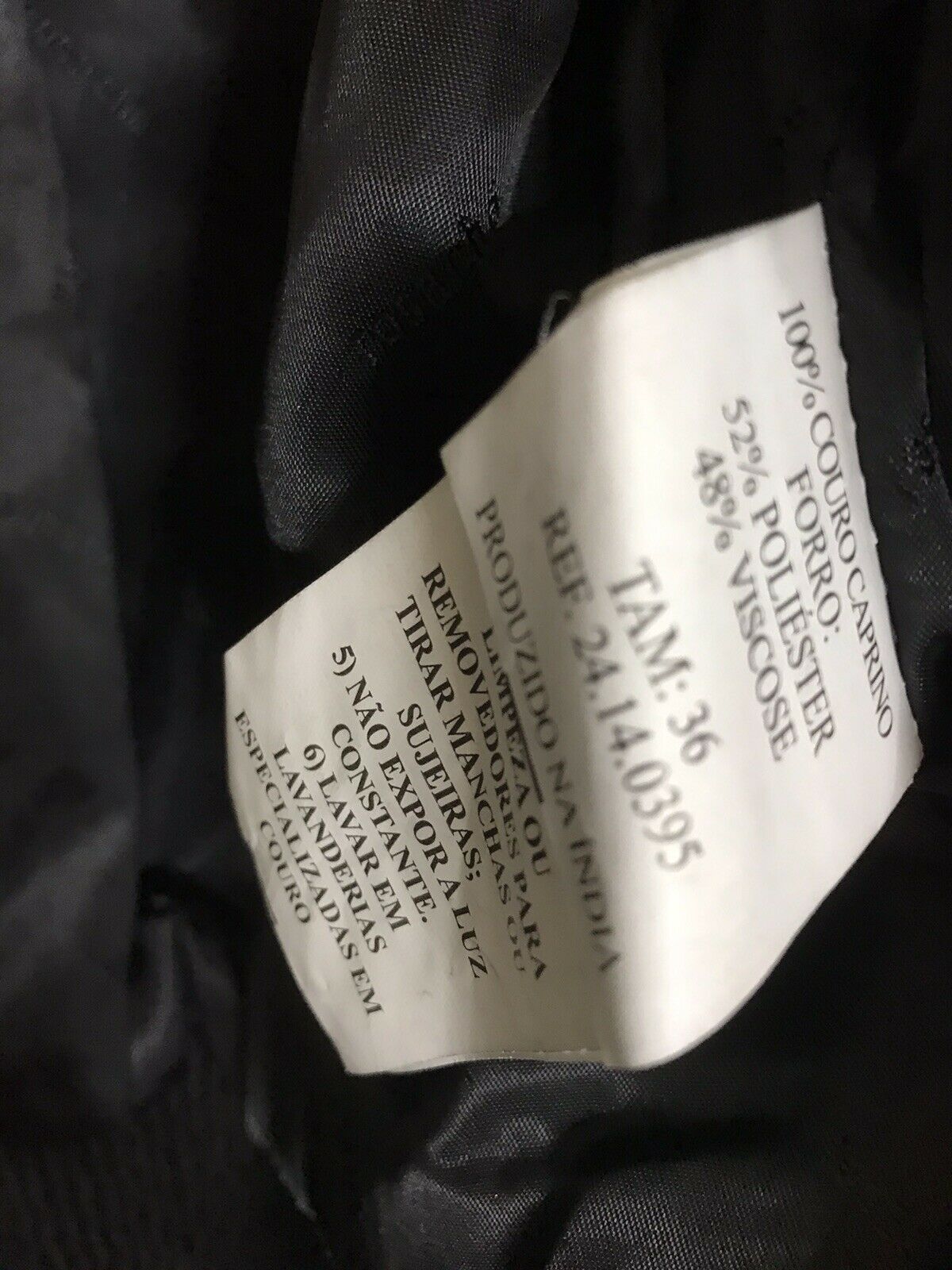 ROSA CHA Black Croc  Embossed Bomber Jacket Small