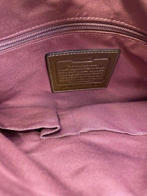 coach shoulder brown leather cross body bag
