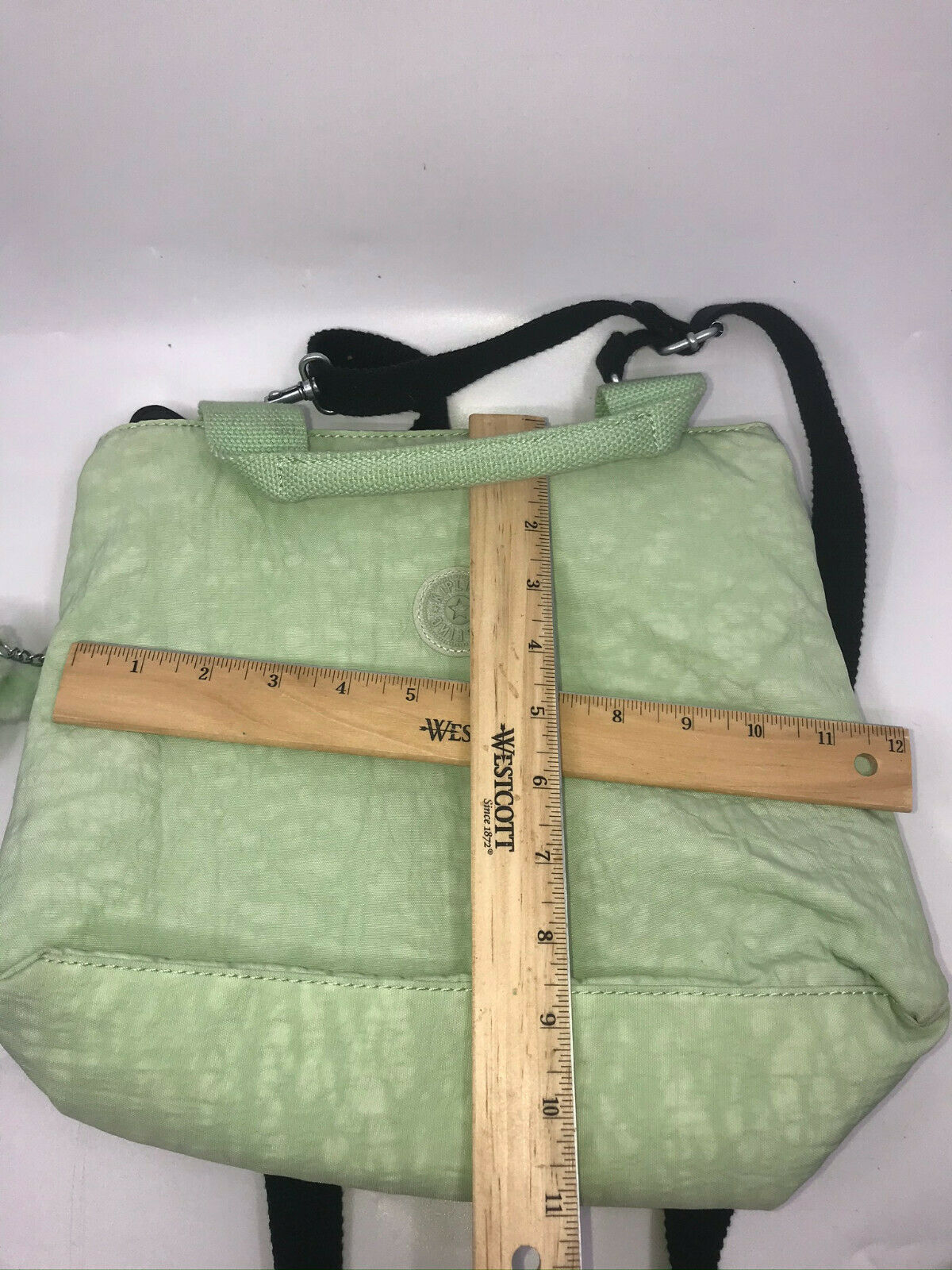 Kipling Pastel Green Medium Size Crossbody Bag