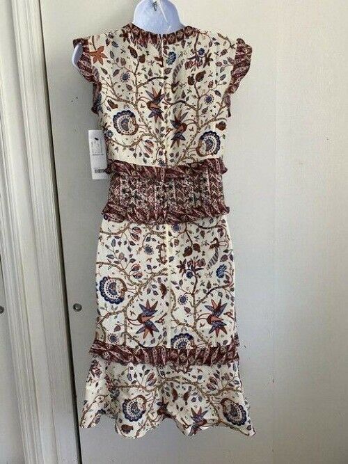 nicole miller multicolor new v neck msrp short formal dress