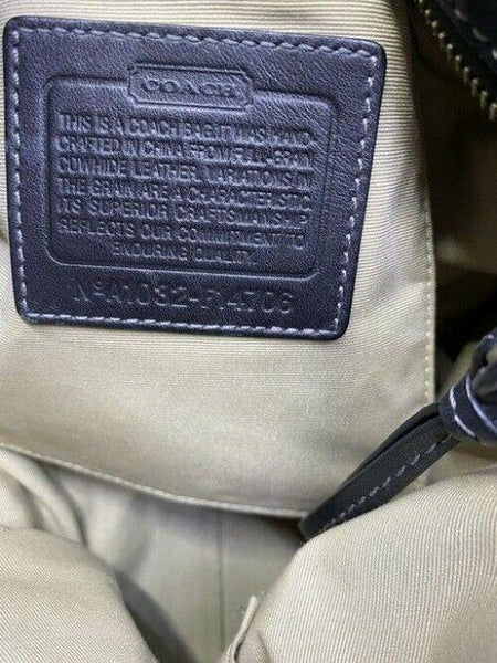 Coach xl shoulder black leather cross body bag