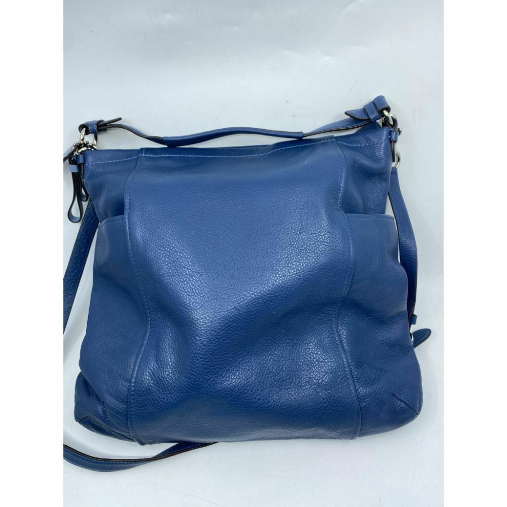 COACH XL Leather Blue Shoulder Bag Very Good Condition