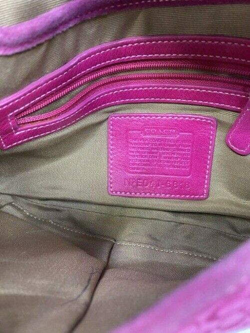 Coach Small Handbag Purple Hobo Bag