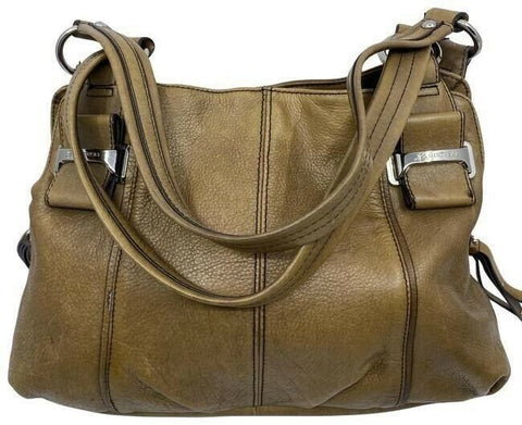 B Makowsky Msrp Tan Leather Shoulder Bag