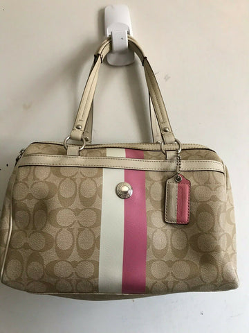 Coach Coated Canvas Shoulder Bag