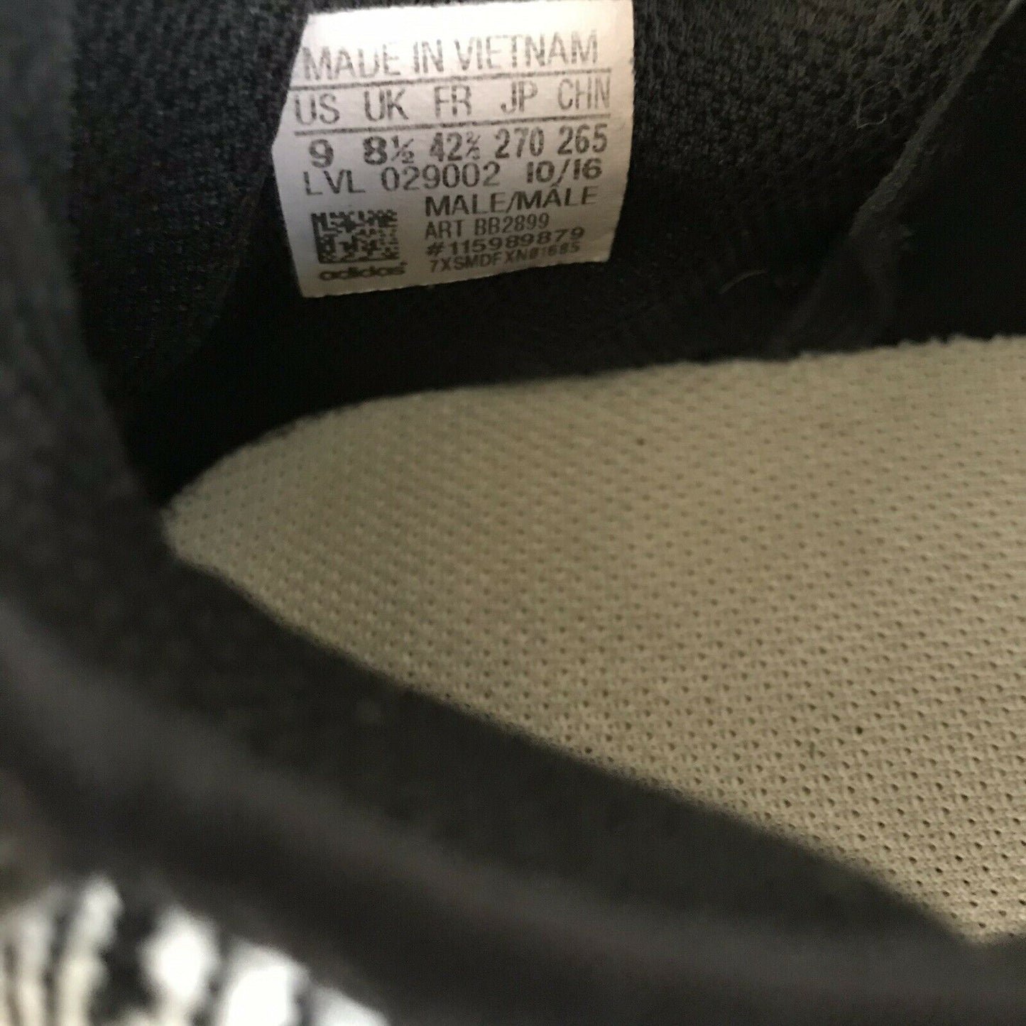 Adidas X.PLR w/ cloud foam Black/ White Sz 9
