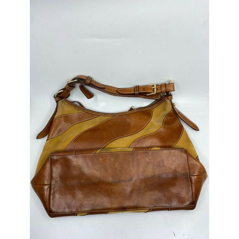 DOONEY & BOURKE Tan Brown Large Leather Tote Bag