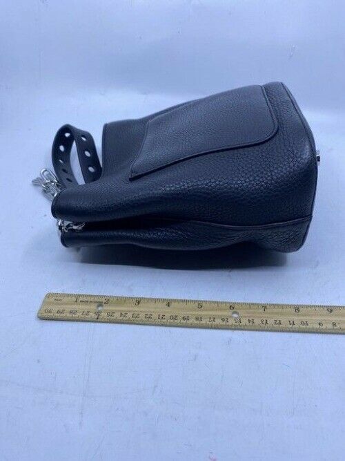Alexander Wang Bucket Riot Black Leather Cross Body Bag