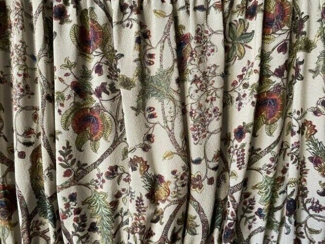 Nicole Miller Multicolor New Floral Smocking Msrp Mid Length Short Casual Dress