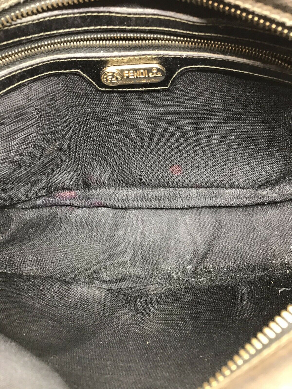 FENDI Vintage Canvas Crossbody Bag Needs TLC