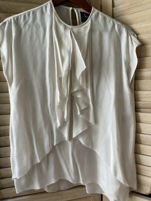 Nicole Miller white msrp small blouse