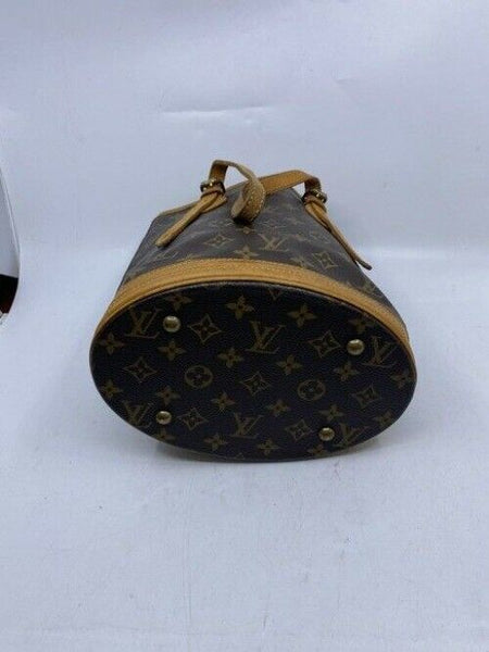 Louis Vuitton Pochette Twin Vintage Brown Monogram Cnavas Shoulder Bag
