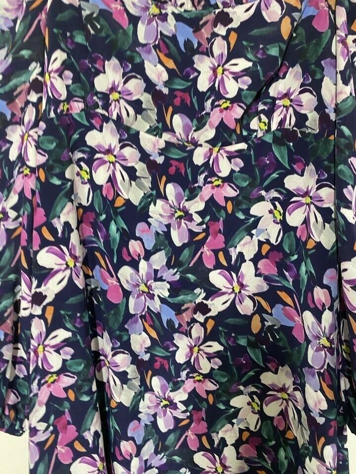 nicole miller purple new floral msrp