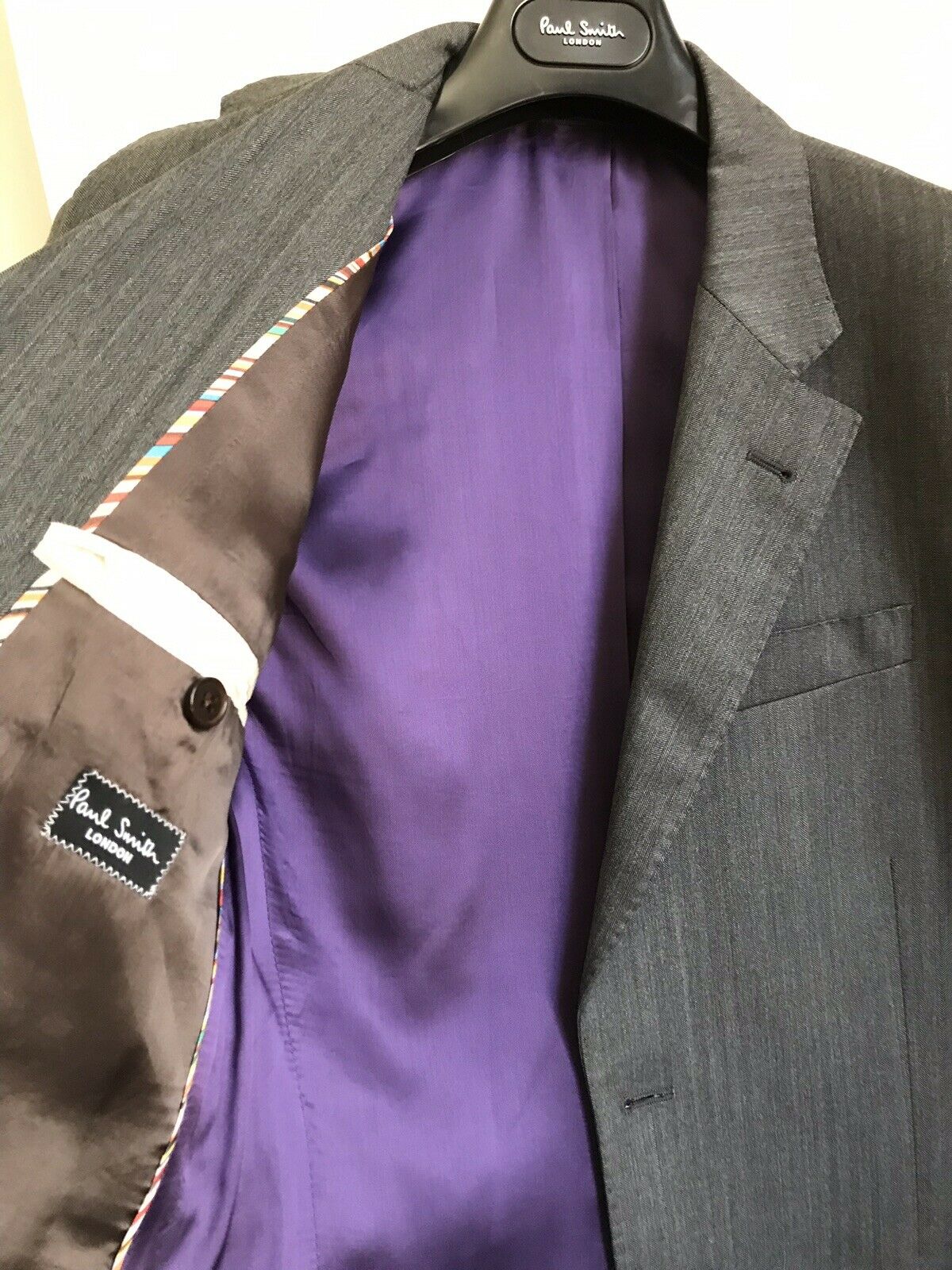 Paul Smith London The Byard  Blazer Jacket Sz 36 Made In Italy