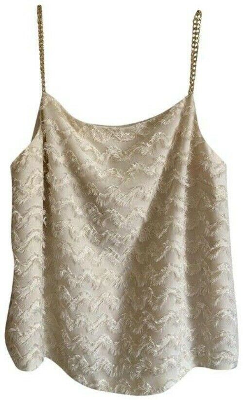 milly cream new women s sleeveless msrp small tank topcami