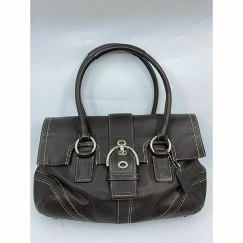 COACH Medium/ Large Leather Brown Shoulder Bag