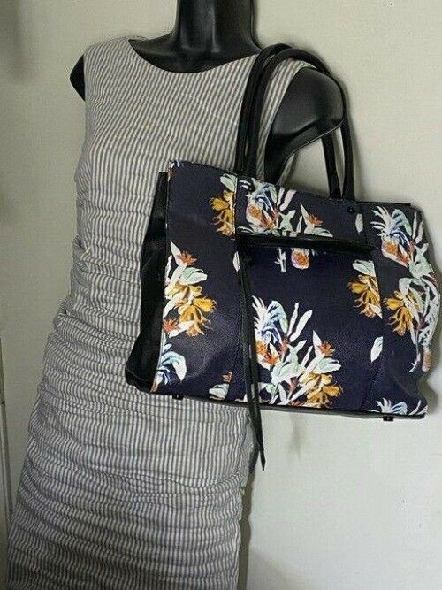 Rebecca Minkoff Shopping Xl Floral Multicolor Leather Tote