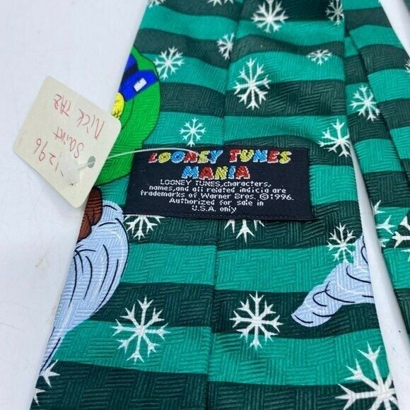 Looney Tunes Mania Christmas Taz Tie