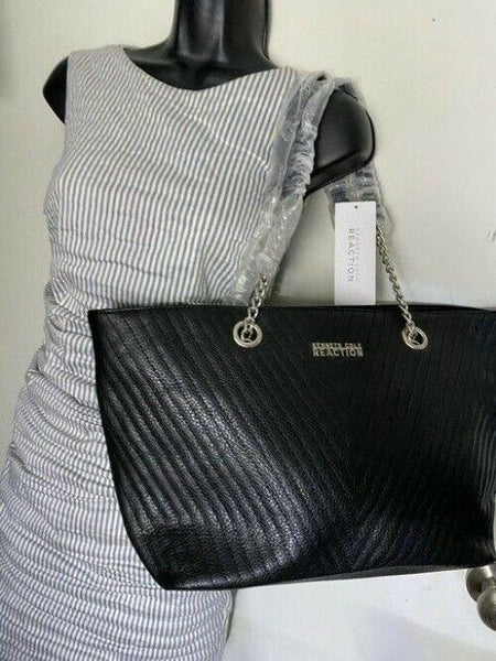 Kenneth Cole reaction msrp black leather shoulder bag